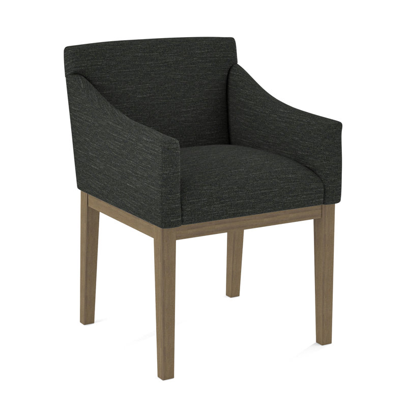 Upholstered Arm Chair, Applause Bray, Weathered Gray