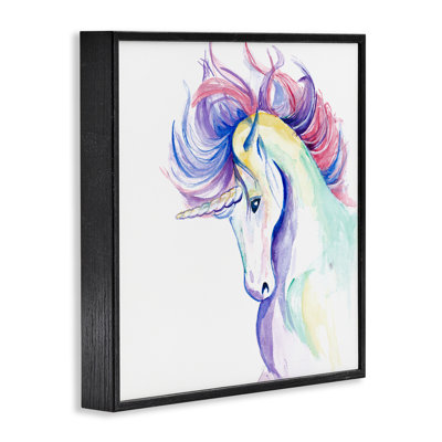 Licorne de Windblown, art de la giclée encadrée par Chelsea Goodrich