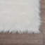 Tapis blanc en fausse peau de mouton tissé à la machine Heustis-1458223254