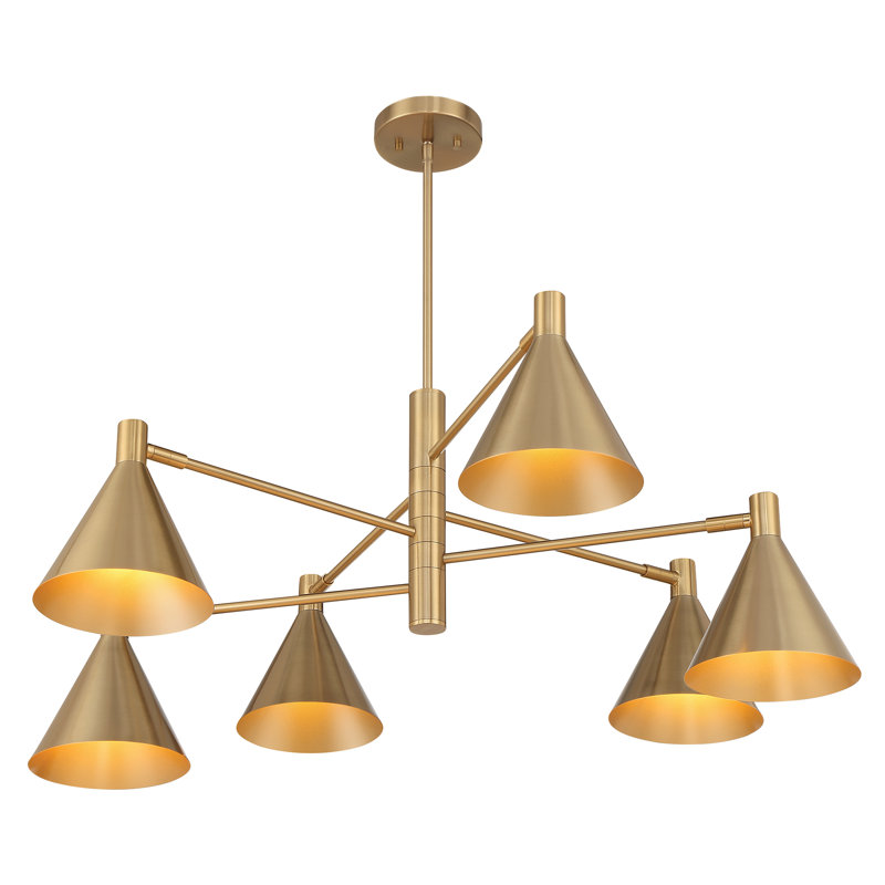 Moderne 6-Light Chandelier