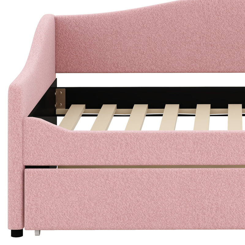 Anaiah Upholstered Daybed, Twin, Pink