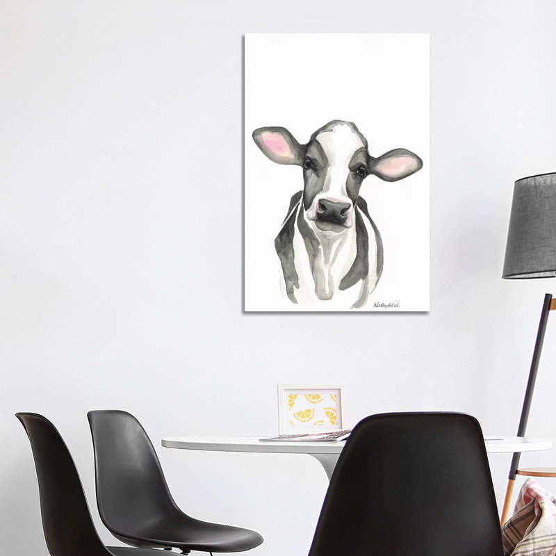 Holstein Calf by Kirsten Dill - Wrapped Canvas Gallery-Wrapped Canvas Giclée, 101.6 cm H x 66.04 cm W x 1.91 cm D