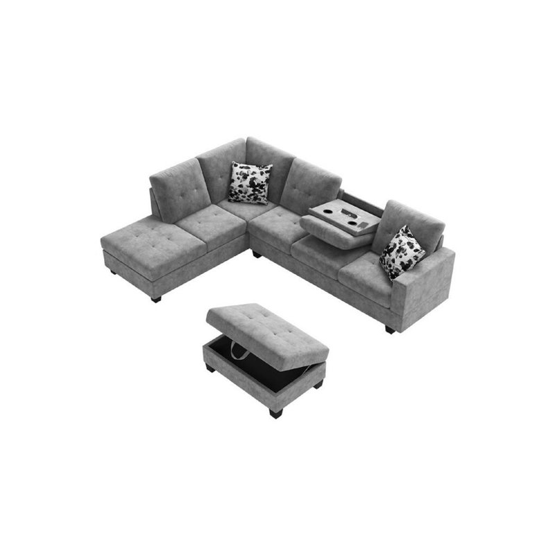Canapé modulaire 3 pièces Kwasi