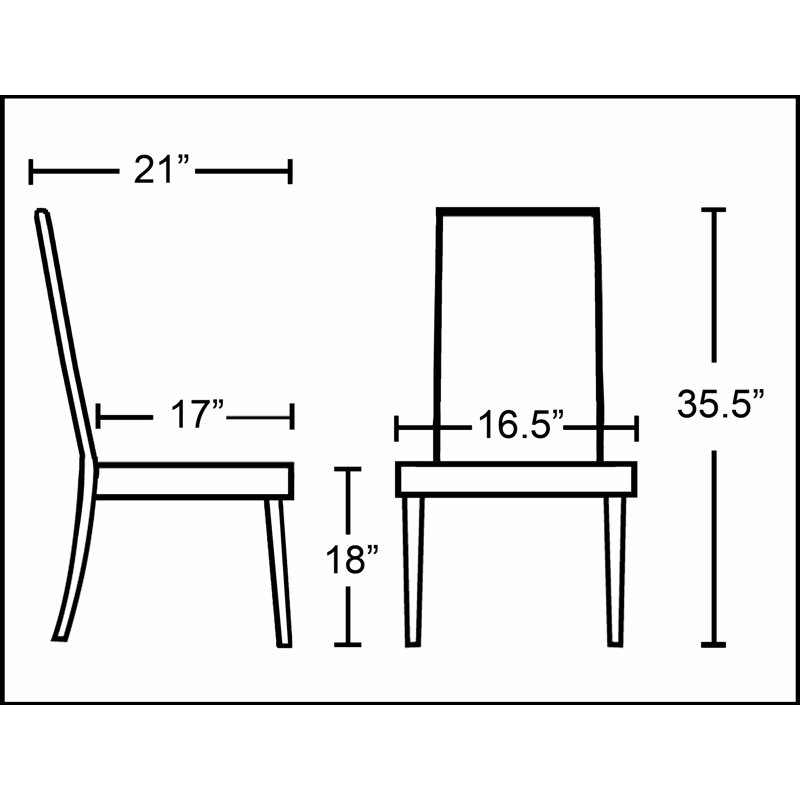 Ensemble de 2 chaises Parson rembourrées en similicuir de style urbain, confortables et durables pour les maisons modernes