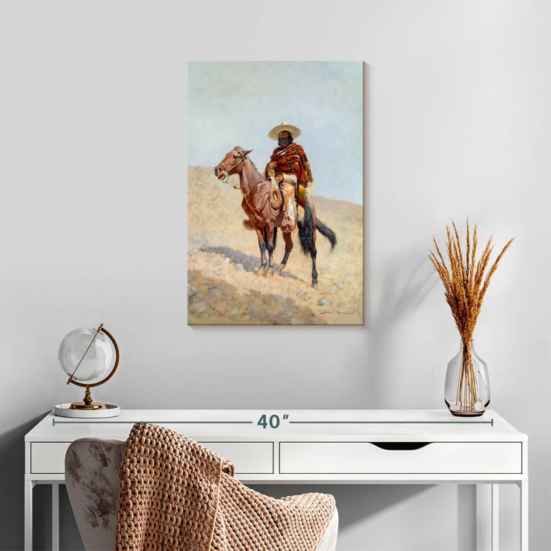 Lelar, Vaquero mexicain, 1890, H 24 po x l 16 po
