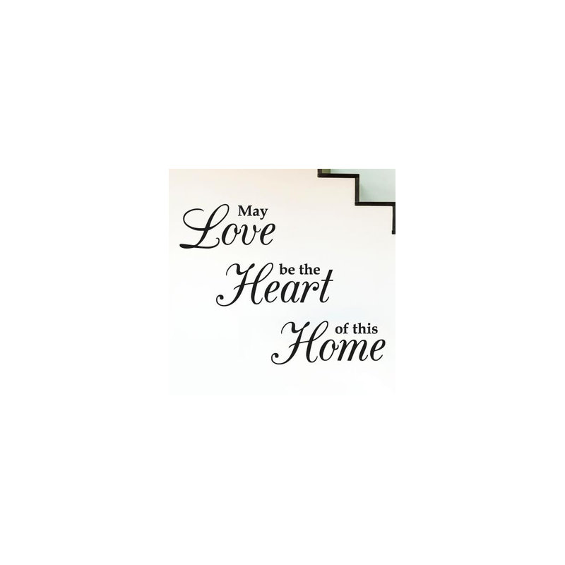 Non-Wall Damaging Wall Decal, Black, Large