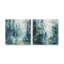 «Blue and Green Enchanted Forest», ensemble de 2, reproduction sur toile-507837591-507837603