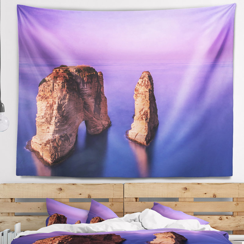 Tapisserie Rawcha Rock on Sunset, H 32 po x l 39 po