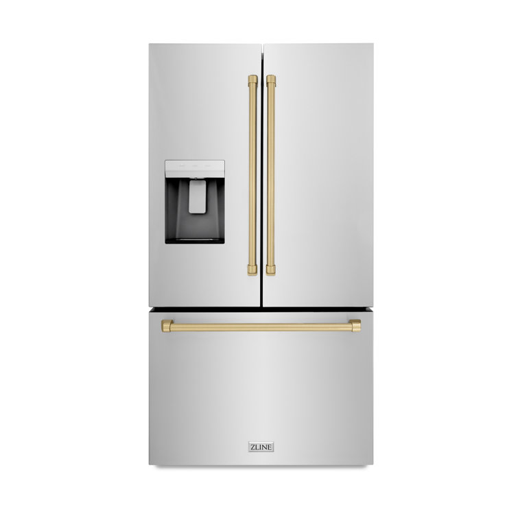 ZLINE 36 in. Standard-Depth French Door Refrigerator w/ 2 Ice Makers