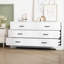 Commode 6 tiroirs en bois aggloméré (commode)-478814208