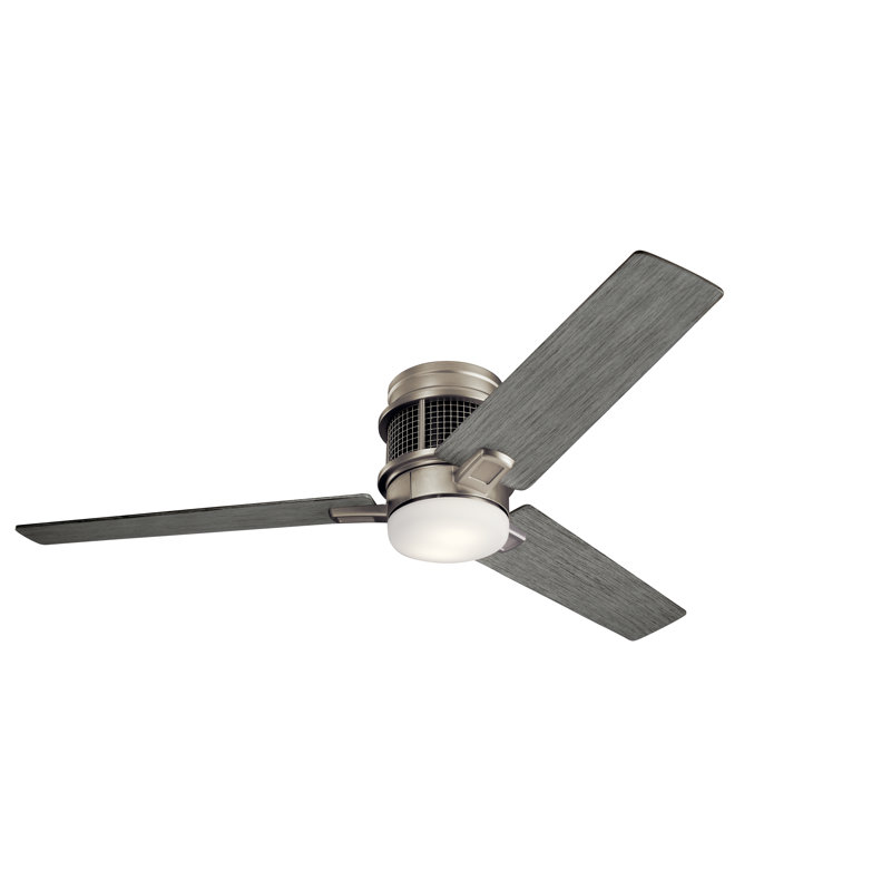 52'' Ceiling Fan with LED Lights, Brushed Nickel