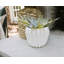 Pot de fleurs rond cannelé en grès-788856749-702285605