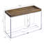 Acrylic and Wood Wall Paper Towel Holder