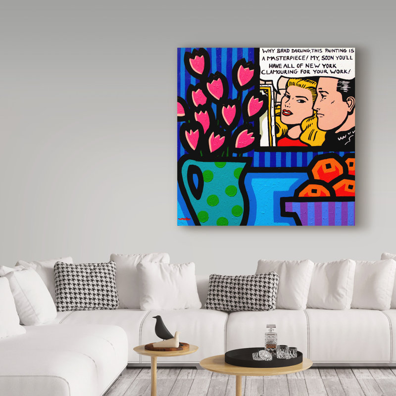 «Still Life with Lichichen», reproduction d'impression sur toile tendue, H 35 po x l 35 po x P 2 po