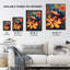 Tropical Frog On Flower Striking Oil Painting Amazon Jungle Large Wall Art Poster Print Thick Paper 18X24 Inch