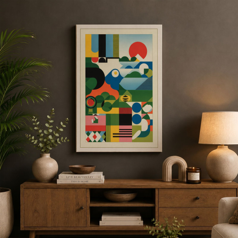 Print, 18x12 - 45.7 x 30.5 cm, Terracotta Border