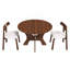 Ensemble de salle à manger pliable 3PCS-836574945