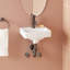 15" Brynsdale White Porcelain Rectangular Wall Mount Bathroom Sink with Overflow