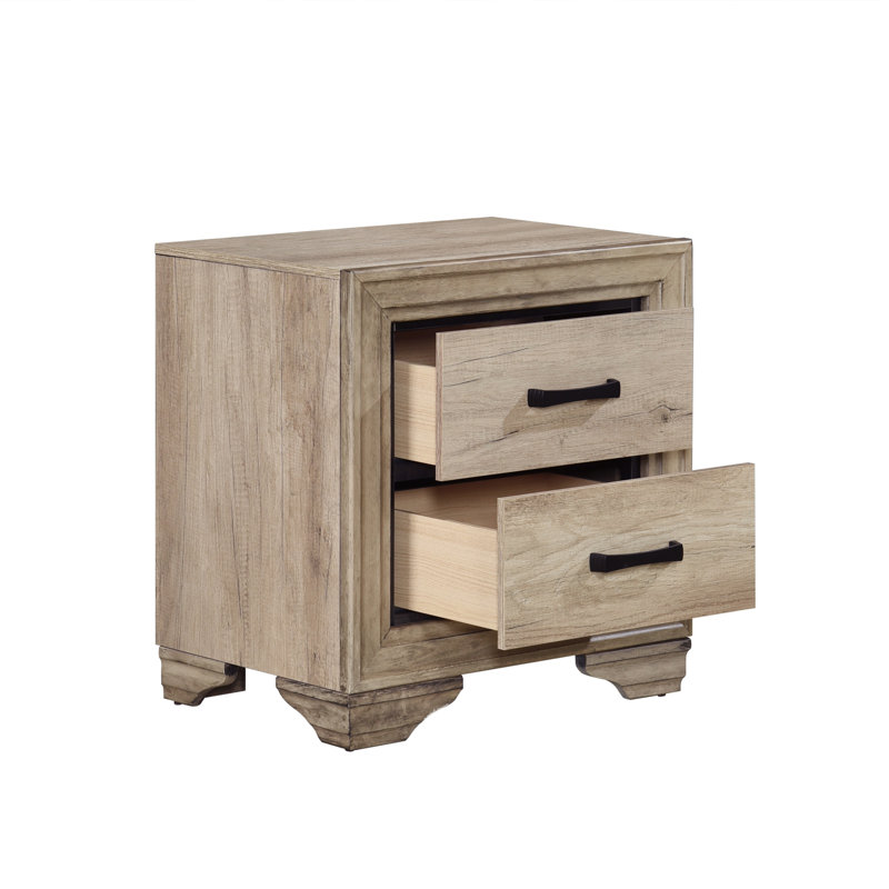 Table de chevet contemporaine en mélamine avec stratifié 1 pièce