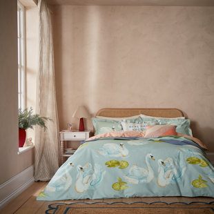Sister Swans Cotton Cover Set