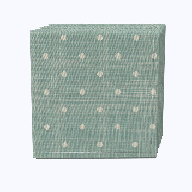 100% Cotton Polka Dots Square Napkin