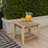 Solid Wood Tray Top End Table