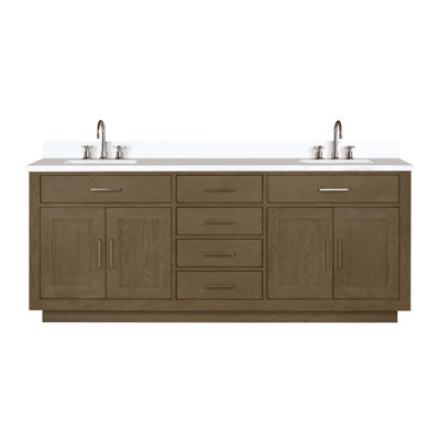 80" Double Bathroom Vanity
