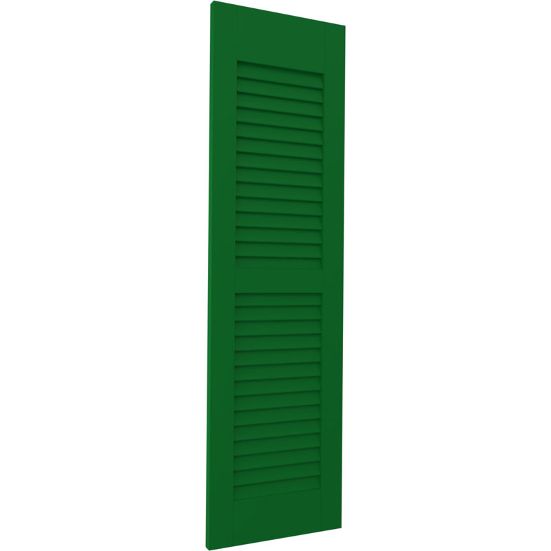 Deux volets à persiennes égales Americraft (par paire), 12", Vert Guignet, 39"