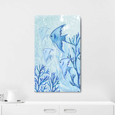 "Angel Fish II" par Marilyn Dunlap, reproduction sur toile
