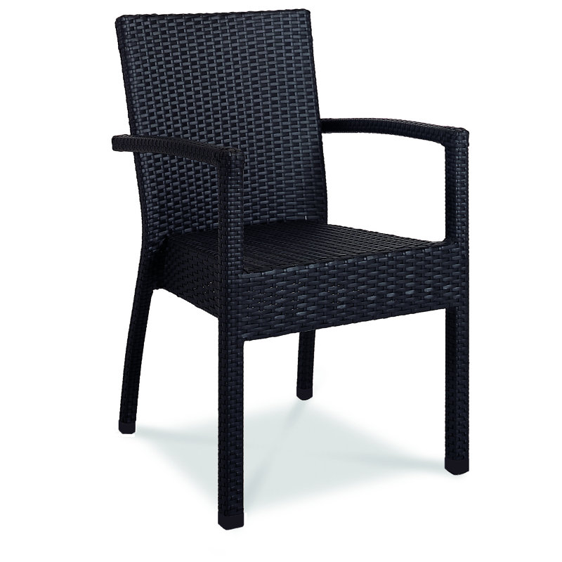 Jacksonport Stacking Patio Dining Armchair with Cushion