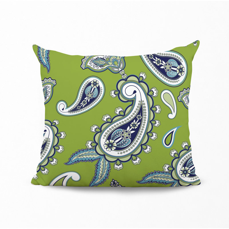 Housse et insert de coussin décoratif en polyester, L 17 po x H 17 po, Chartreuse