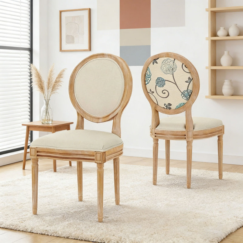 Ensemble de chaises de salle à manger, Beige