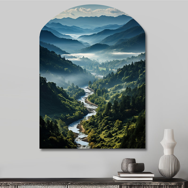 Greigh - Arch Usa, reproduction de sculpture murale asymétrique en métal, H 34 po x l 25 po