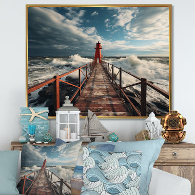 Pier Whispering Waves V - imprimé