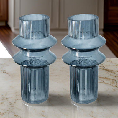 Vase de table en verre