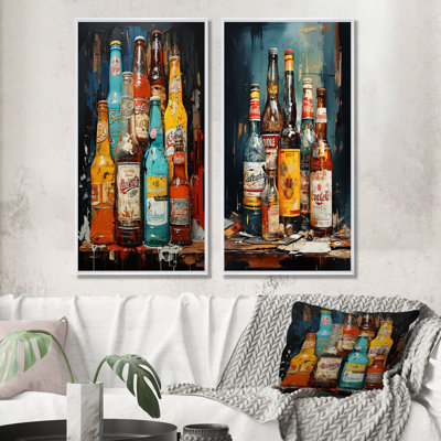 Ensemble de 2 bouteilles décoratives Urban Pint
