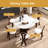 53" Sintered Stone Round Dining Table Set-115300770