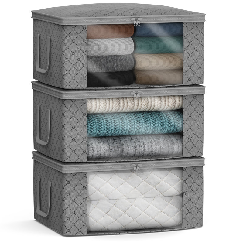 Rangement sous le lit en tissu