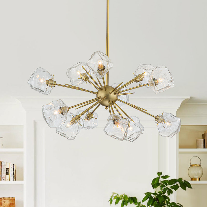Lustre à intensité variable 12 lumières Simmeon