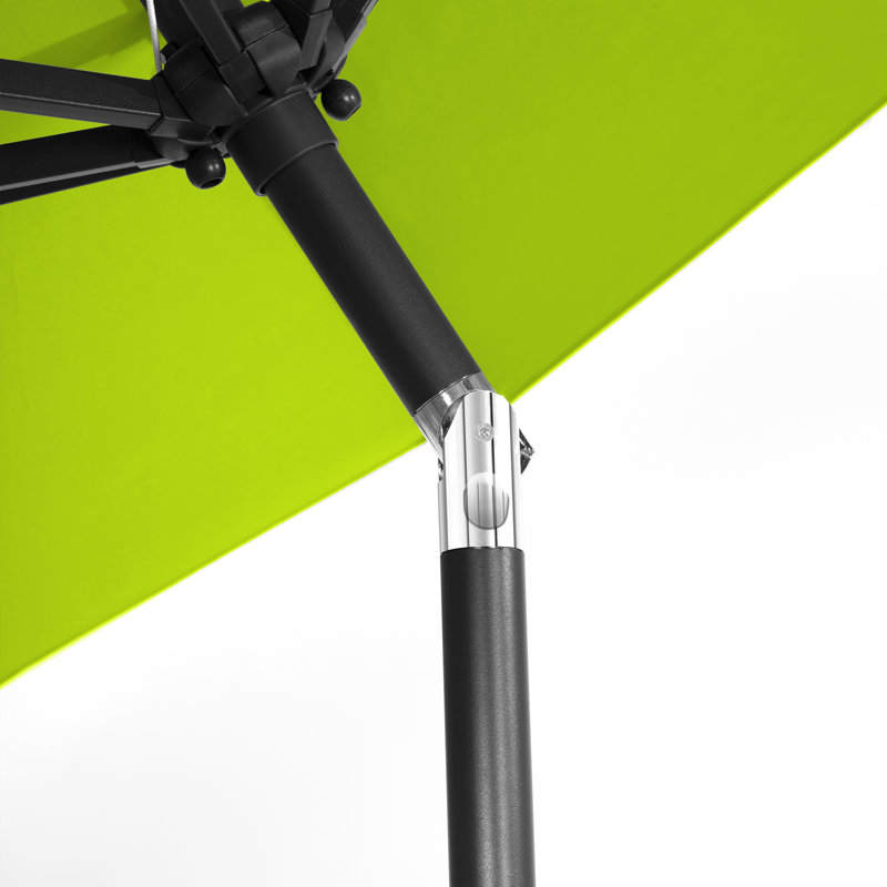 Addison 108'' Lighted Market Umbrella, Lime Green