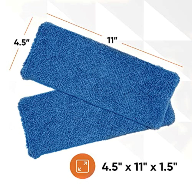 Remplacement de la tête de vadrouille en microfibre Superio pour vadrouille miracle auto-essoreuse, tampon de nettoyage en microfibre, recharge de vadrouille, vadrouille auto-essoreuse (paquet de 6)