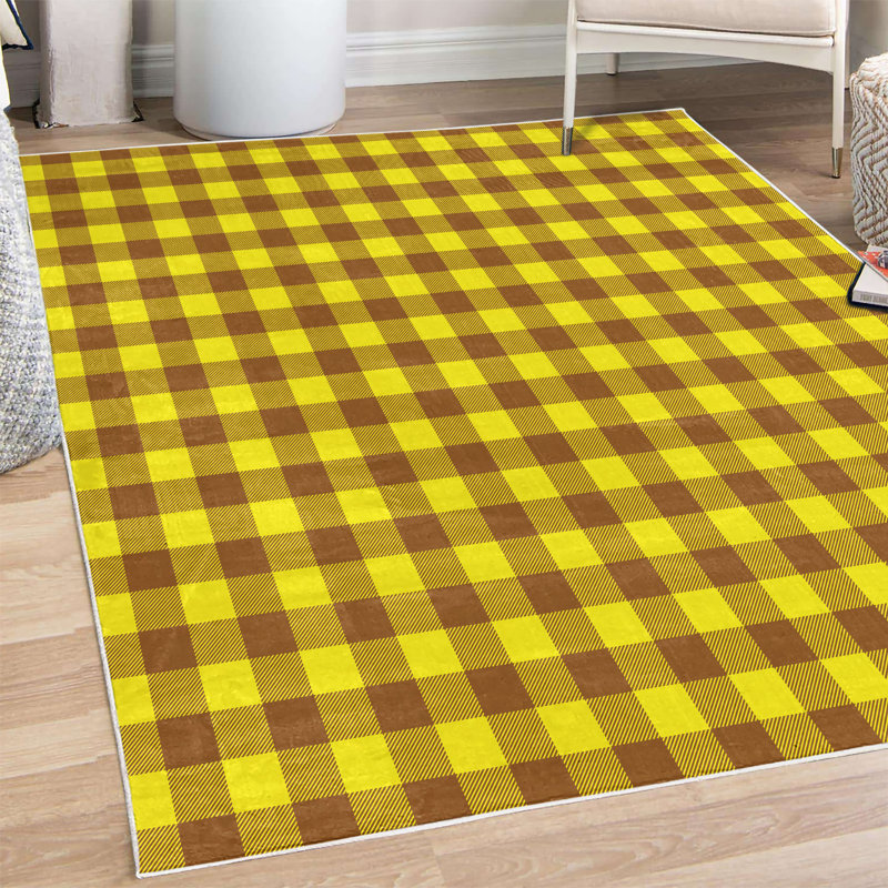 Tapis décoratif Sartaj, Rectangle 4 pi x 5 pi 5 po
