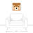 Deer Face - Wrapped Canvas Graphic Art-1543917046