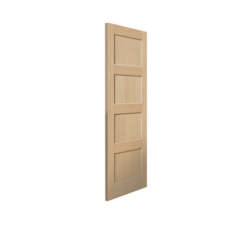 Snowdon Oak Internal Door Unfinished, 198.1cm H x 76.2cm W x 3.5cm D