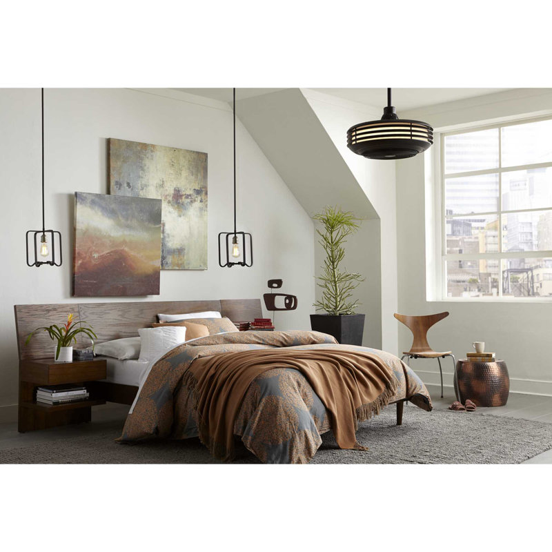 Luminaire suspendu géométrique 1 lumières unique Fanning