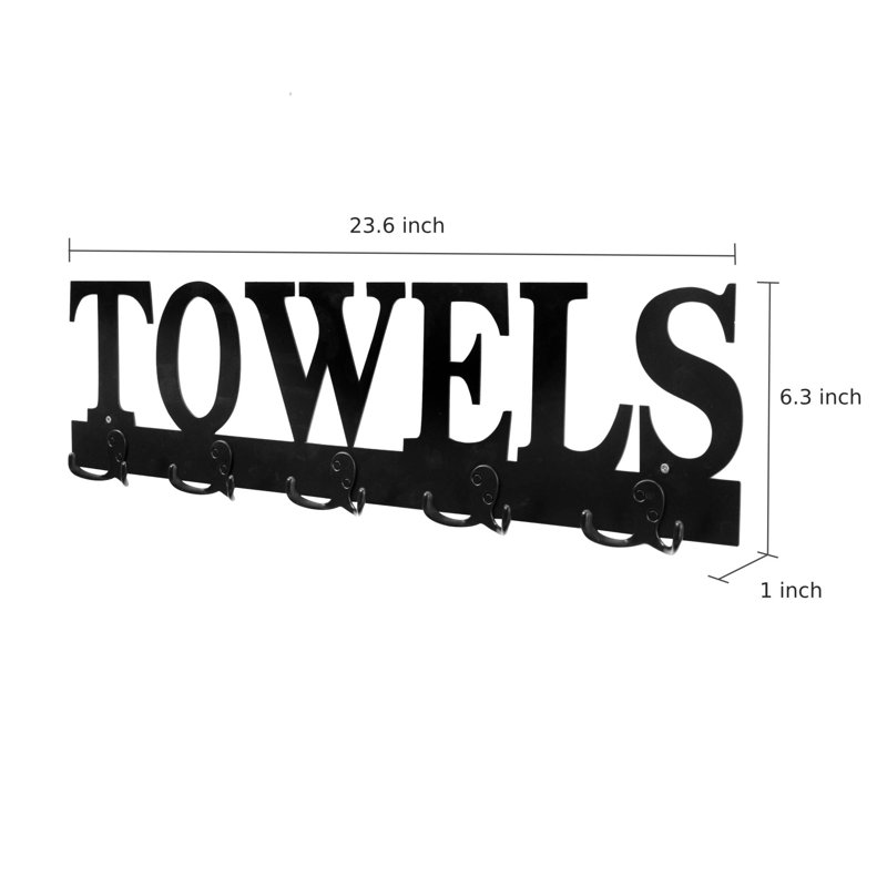 Dual Wall Mounted Towel Hook