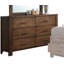 Commode double 6 tiroirs avec miroir Dietz