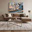 Art mural sur toile gris, "Coastal Beach House"-1201699628