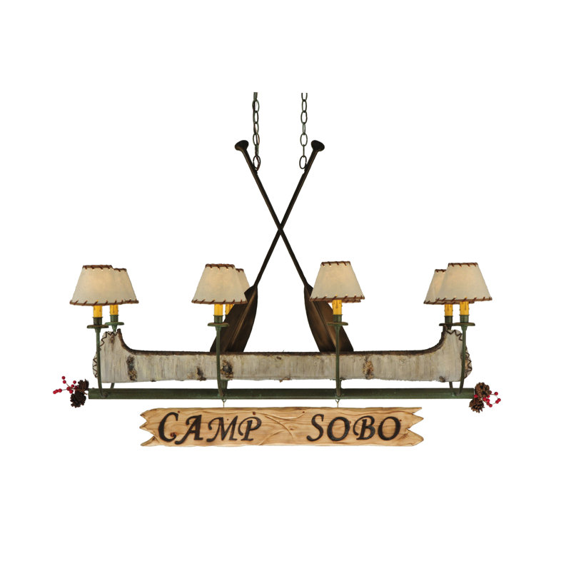 Personalized Canoe 8 - Light Pendant