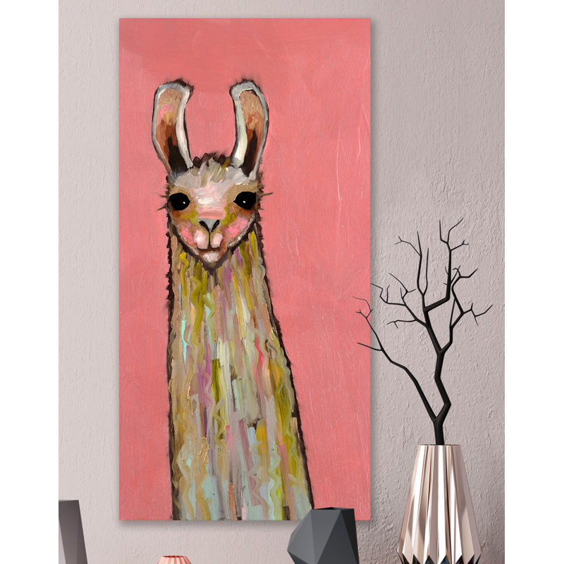 «Baby Llama», reproduction sur toile tendue, H 48 po x l 24 po